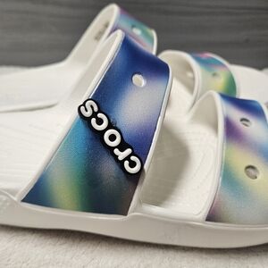 Crocs Solar Tie Dye Sandals 2 Strap NEW